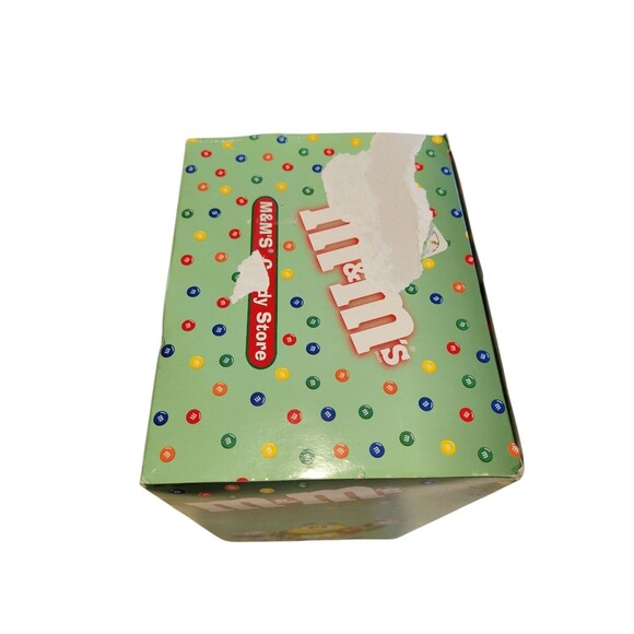 Department 56 M&M's Christmas Candy Shoppe Candy Dish Lighted House 2004 Works - Picture 8 of 15